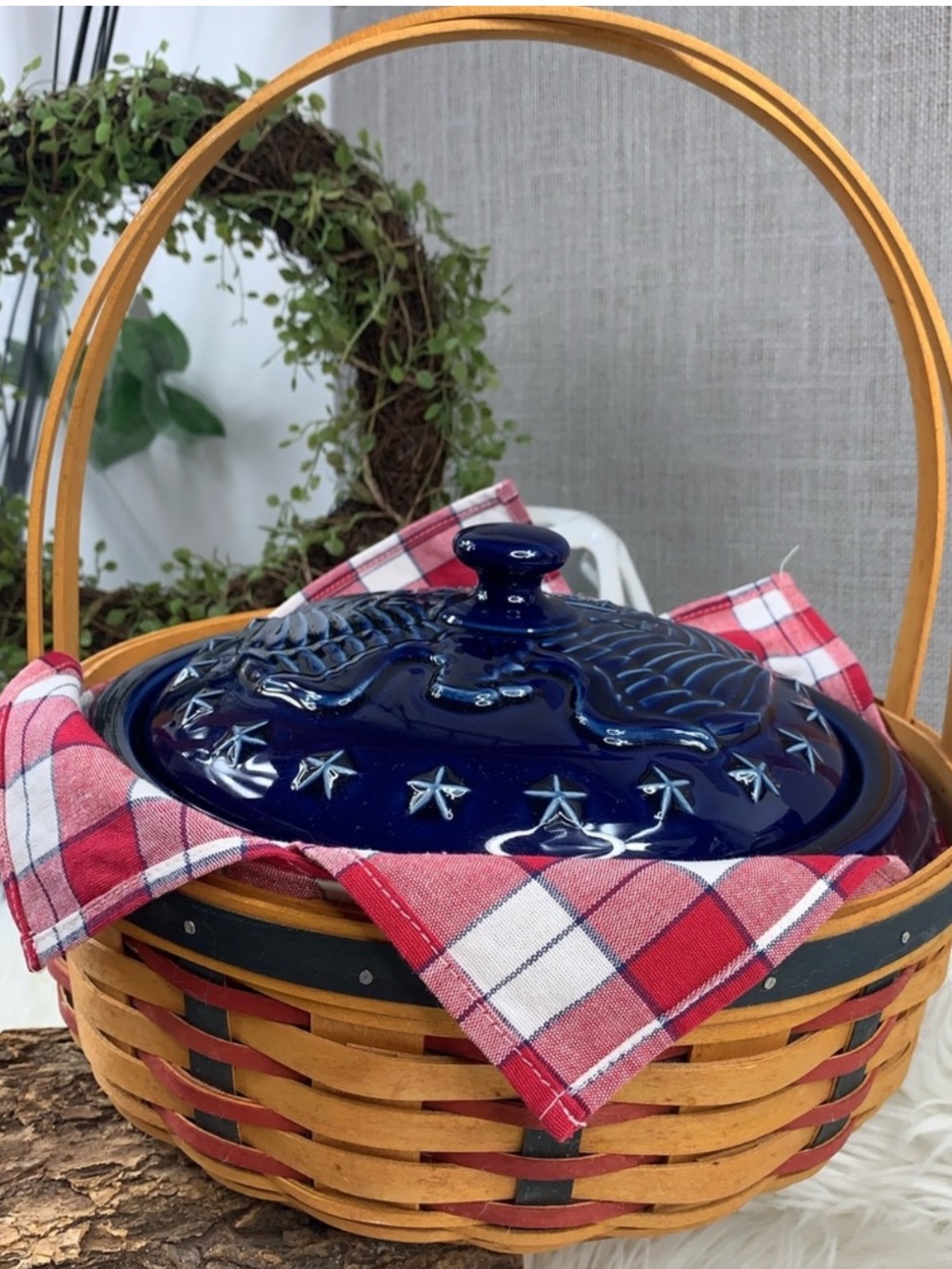 LONGABERGER ALL-AMERICAN Collection CASSEROLE BASKET SET